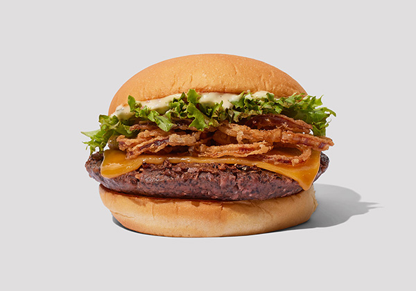 Crispy Shallot Burger (Vegan)